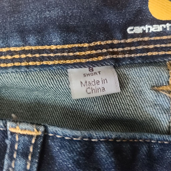 Carhartt Jeans, Blue, Size 8 Short Original Fit - Picture 3 of 7